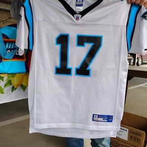 Reebok White and Blue NFL Jersey